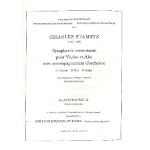 Sinfonia concertante D-Dur für Violine, Viola und...