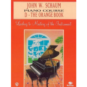 Piano Course Book D (orange)