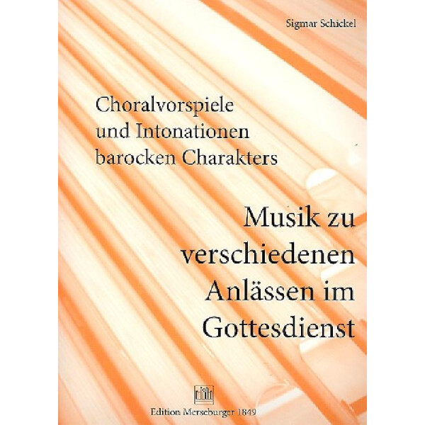 Choralvorspiele und Intonationen barocken Charakters Band 10 -