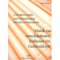 Choralvorspiele und Intonationen barocken Charakters Band 10 -