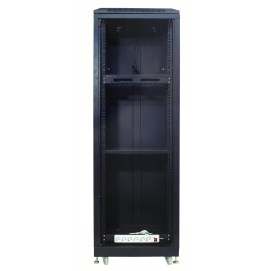 Roadinger Stahlschrank SRT-19, 35HE mit Tür