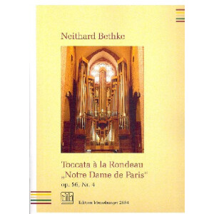 Toccata &agrave; la rondeau Notre Dame de Paris op.56,4