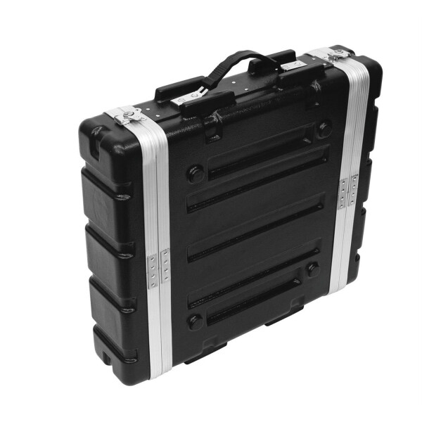 Roadinger Kunststoff-Rack KR-19, 2HE, DD, schwarz