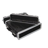 Roadinger Kunststoff-Rack KR-19, 2HE, DD, schwarz