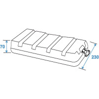 Roadinger Kunststoff-Rack KR-19, 4HE, DD, schwarz