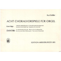 8 Choralvorspiele Band 2 (Nr.5-8)