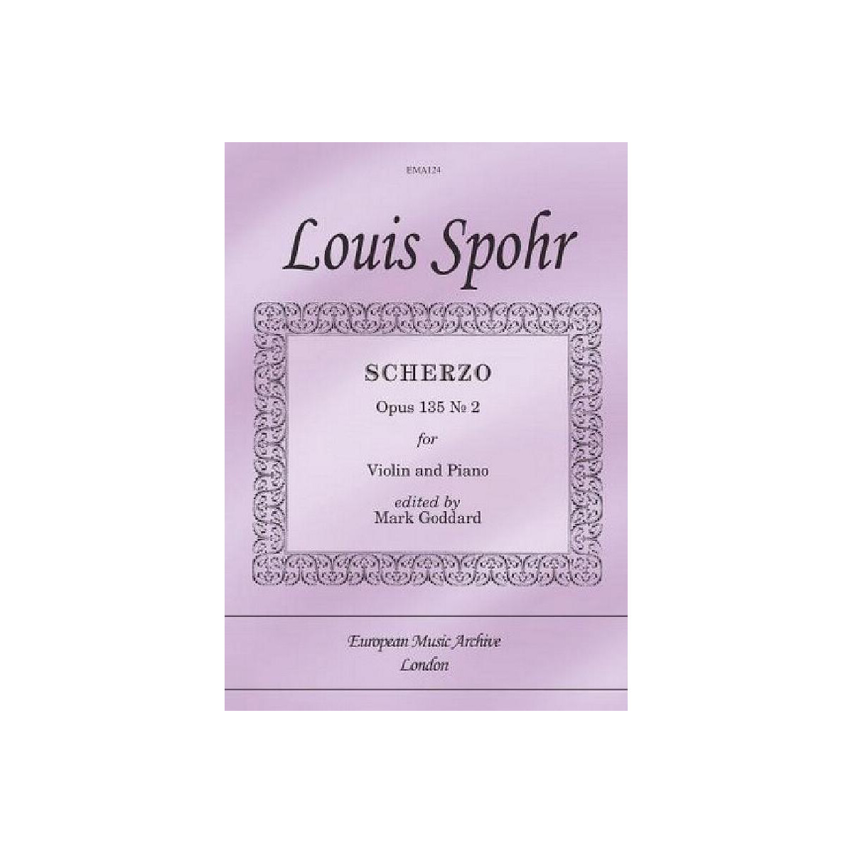 Scherzo op.135,2 for violin and piano