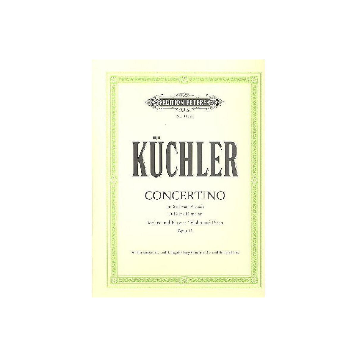 Concertino D-Dur op.15 box