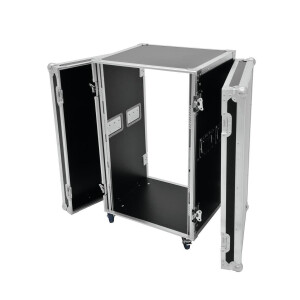 Roadinger Rack Profi 10HE 45cm with wheels