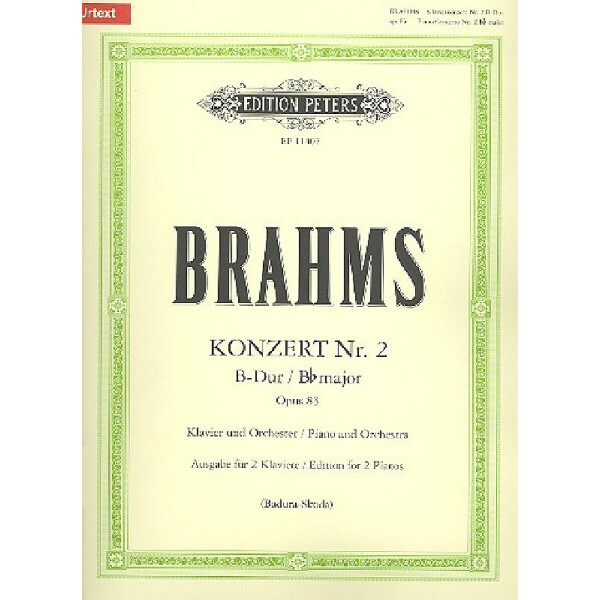 Konzert B-Dur Nr.2 op.83 für Klavier und Orchester