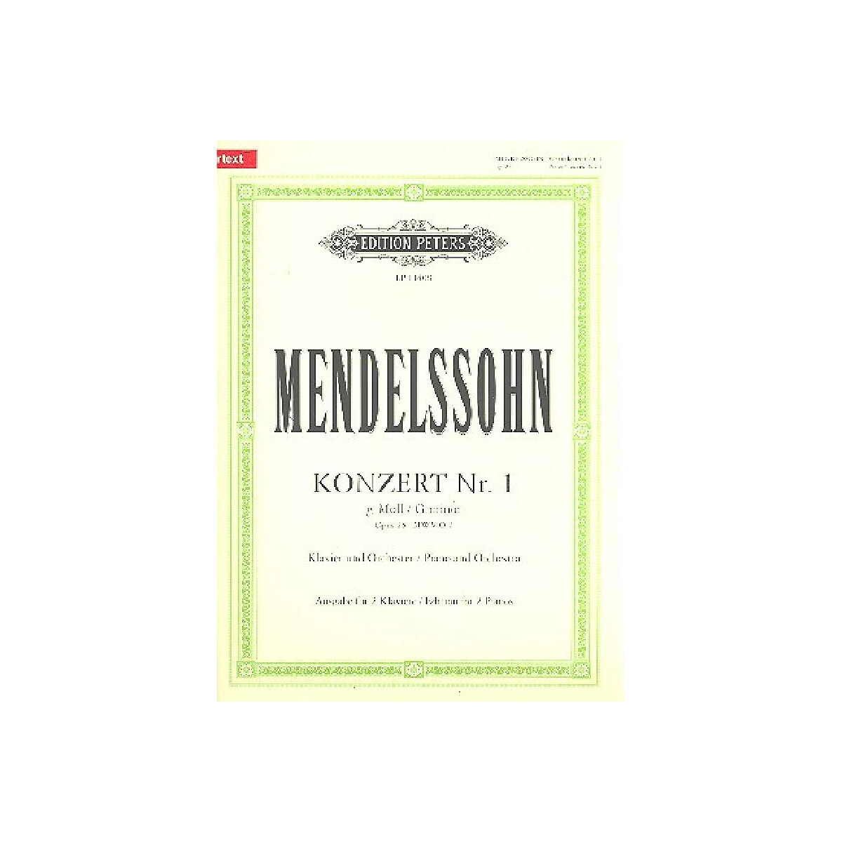 Konzert g-Moll op.25 MWVO7 für Klav box