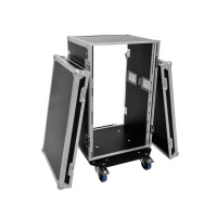 Roadinger Rack Profi 18HE 45cm mit Rollen