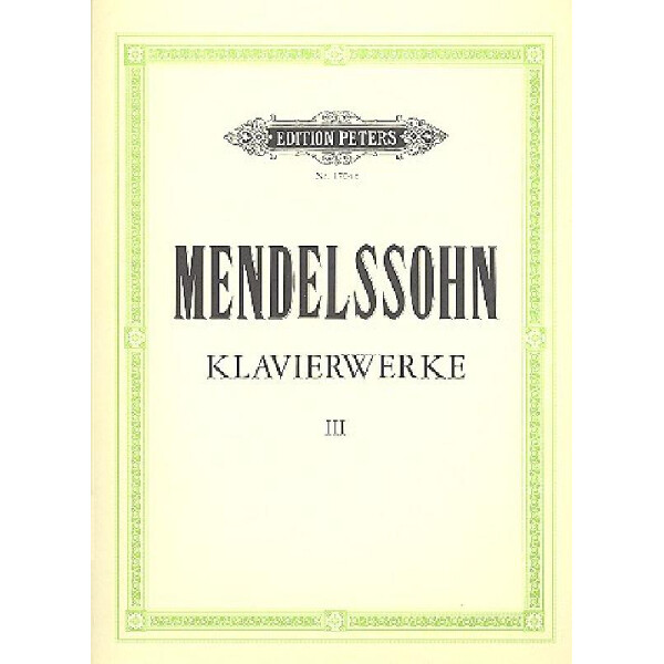Klavierwerke Band 3 op.28, 35, 54, 82, 83, 104