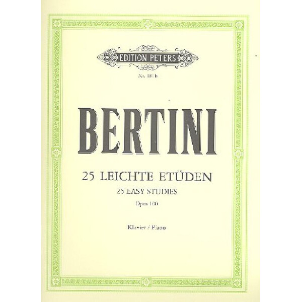 25 leichte Etüden op.100