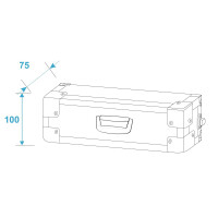 Roadinger Rack Professional 1U 25cm
