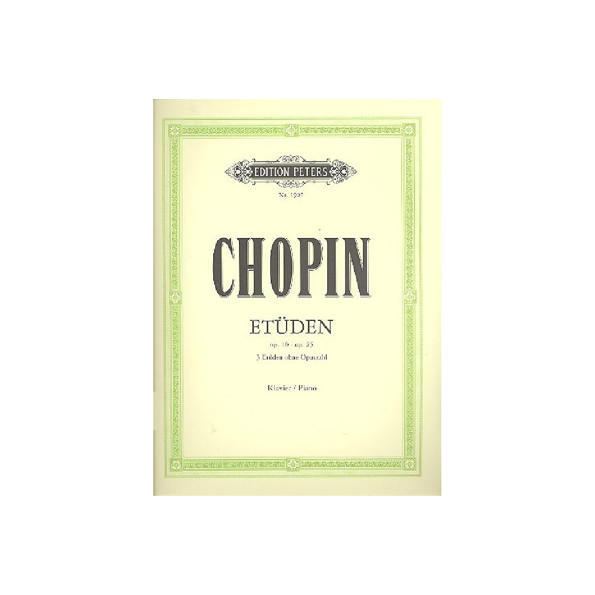 Etüden op.10, op.25 und 3 Etüd box