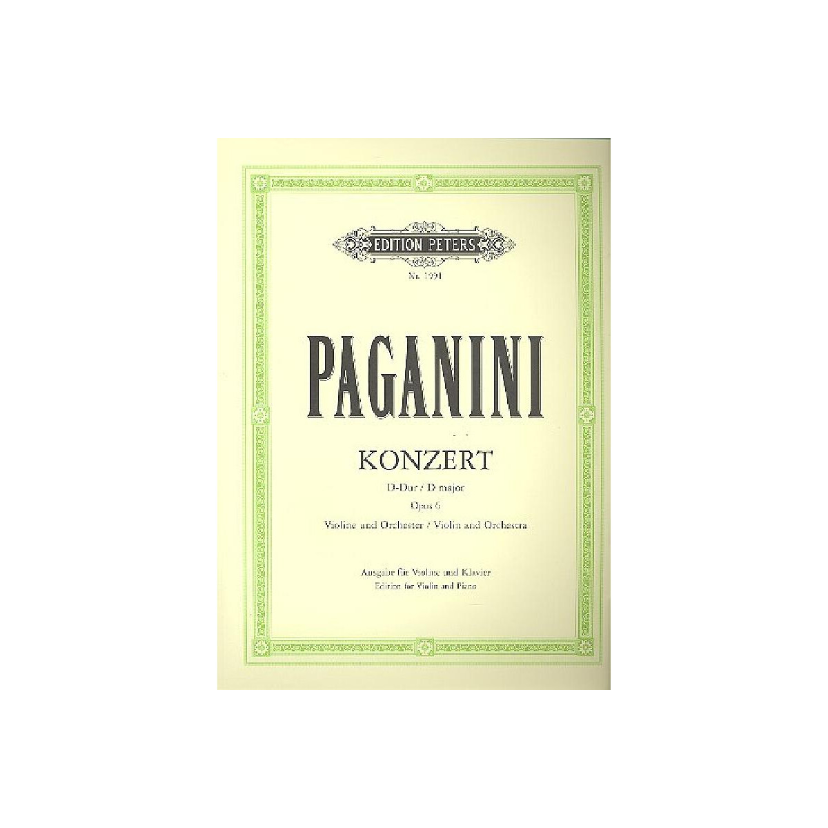 Konzert D-Dur Nr.1 op.6 für Violine box