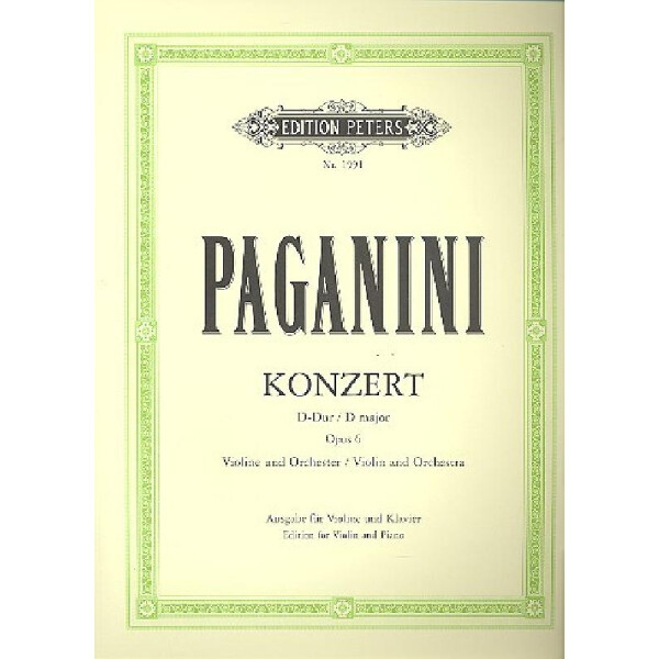Konzert D-Dur Nr.1 op.6 für Violine und Orchester