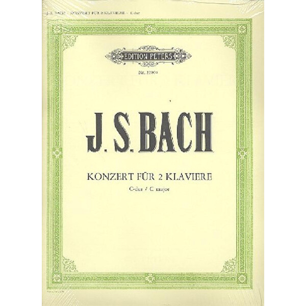 Konzert C-Dur BWV1061 für 2 Klaviere und Orchester