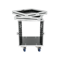Roadinger Rack Profi KM 12HE 55cm mit Rollen