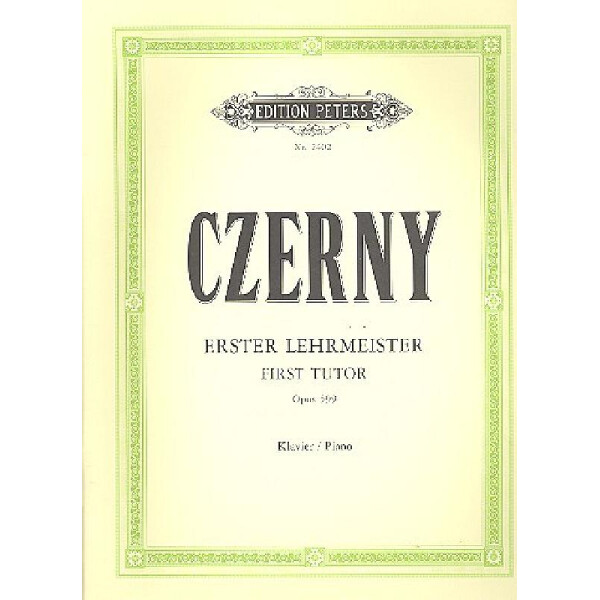 Erster Lehrmeister op.599