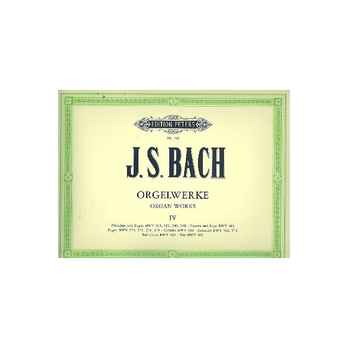 Orgelwerke Band 4 box