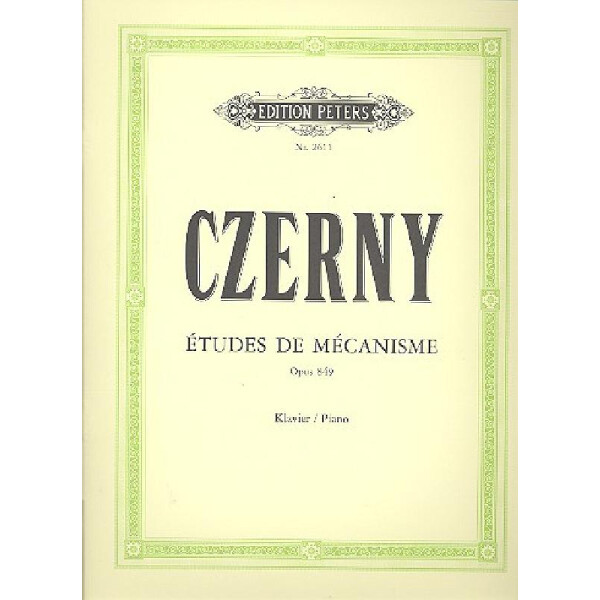 Études de Mécanisme op.849