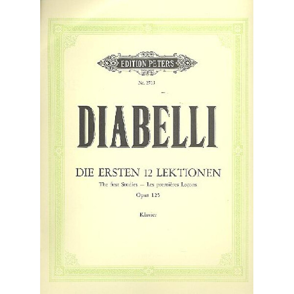 Die ersten Lektionen am Klavier