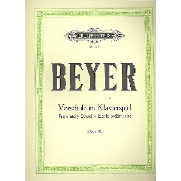 Vorschule im Klavierspiel op.101