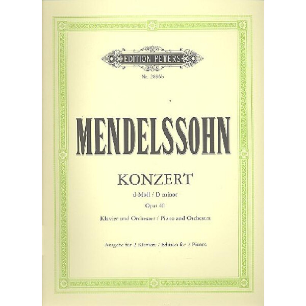 Konzert d-Moll Nr.2 op.40 für Klavier und Orchester