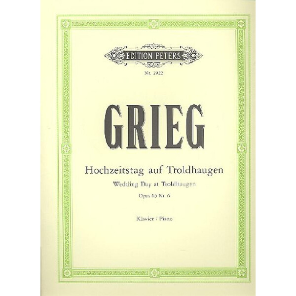 Hochzeitstag auf Troldhaugen op.65,6
