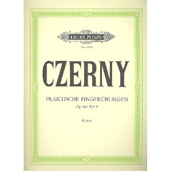 Praktische Fingerübungen op.802 Band 1