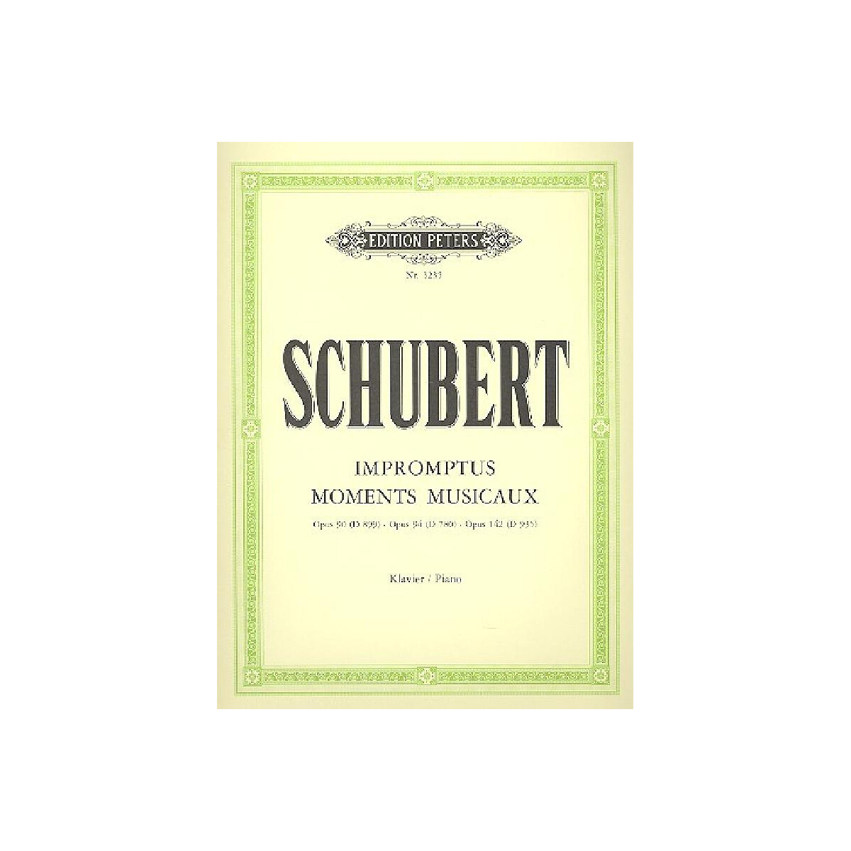 Impromptus und Moments musicaux op.90, 9 box