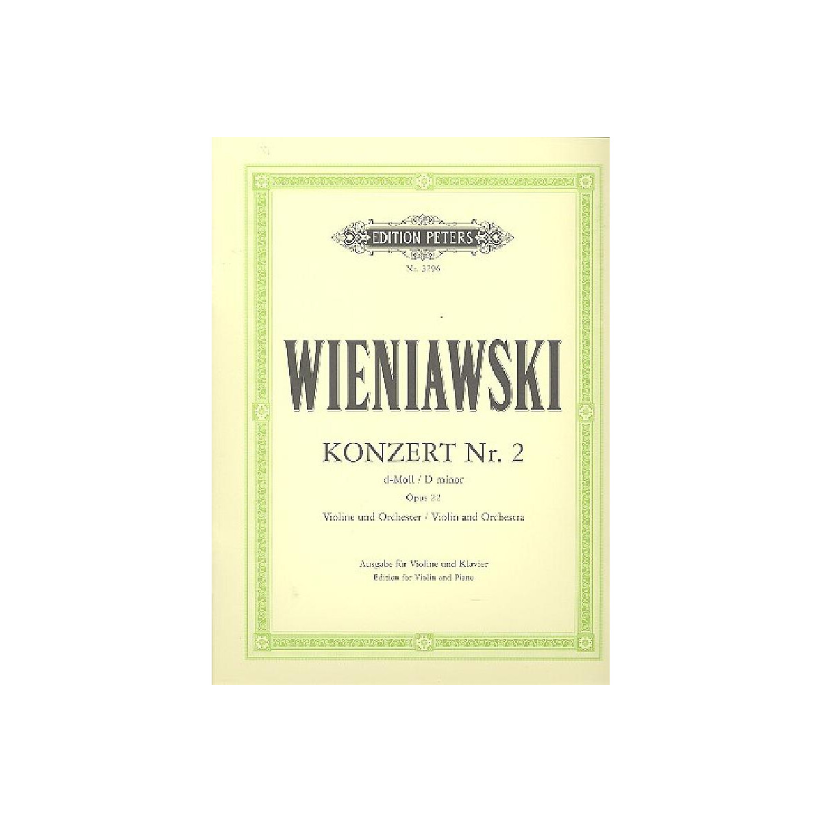 Konzert d-Moll Nr.2 op.22 für Violine und Orchester