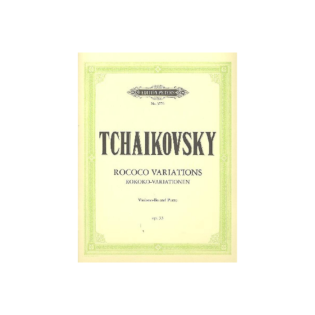 Rokoko-Variationen op.33 für Violon box