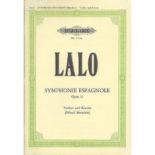 Symphonie espagnole op.21 für Violine und Orchester