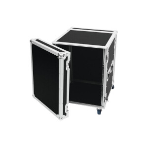 Roadinger Verstärkerrack PR-2, 14HE, 47cm mit Rollen