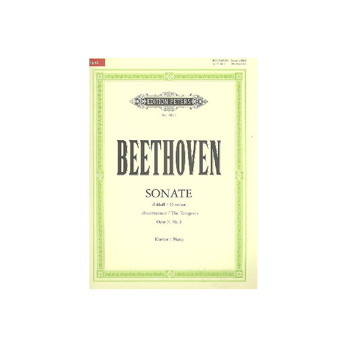 Sonate d-Moll op.31,2 (Sturmsonate) box