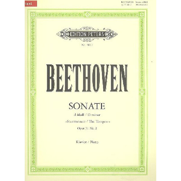 Sonate d-Moll op.31,2 (Sturmsonate)