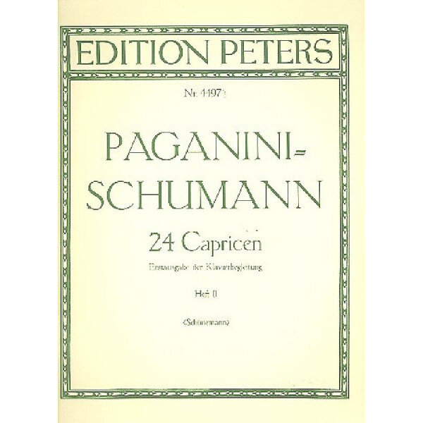 24 Capricen op.1 für Violine solo Band 2
