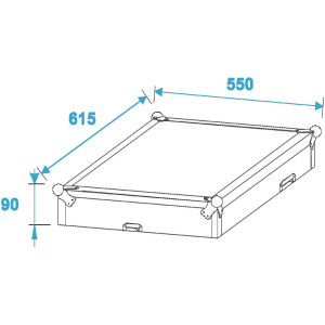 Roadinger special combination case professional, 6U