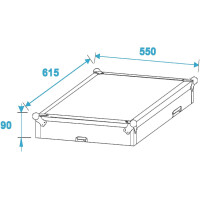 Roadinger special combination case professional, 6U