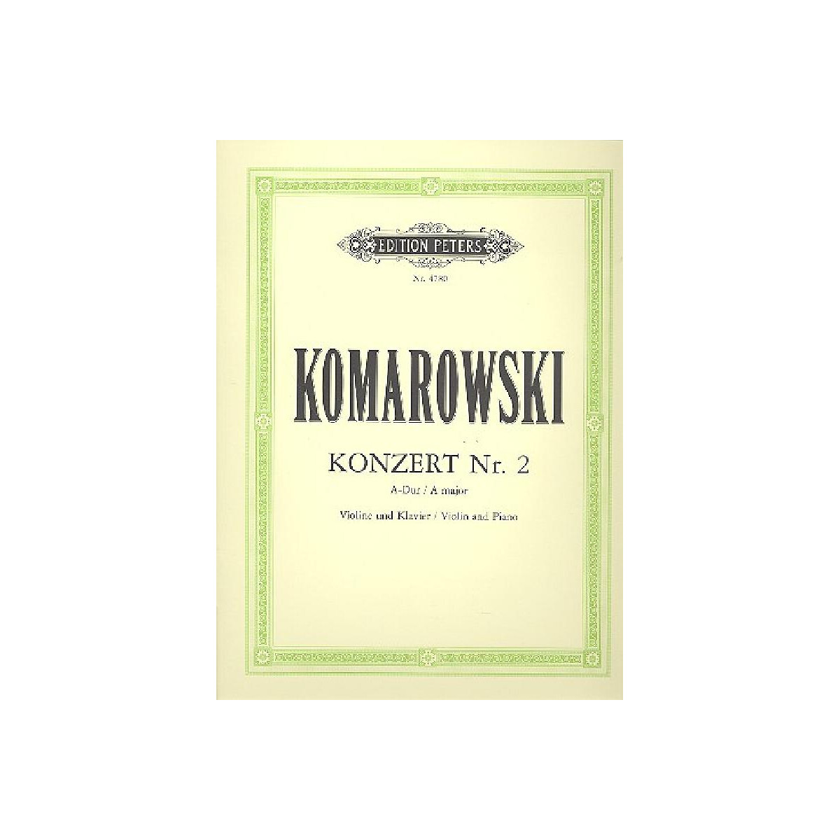 Konzert A-Dur Nr.2 für Violine und  box