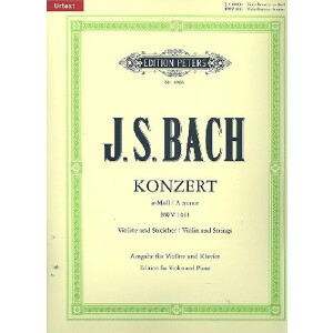 Konzert a-Moll BWV1041 für Violine und Streichorchester