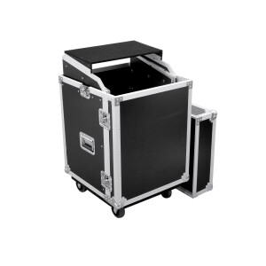 Roadinger Spezial-Kombi-Case LS5 Laptop-Rack, 14HE