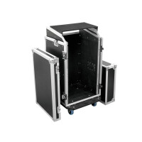 Roadinger special combination case LS5 laptop rack, 17U