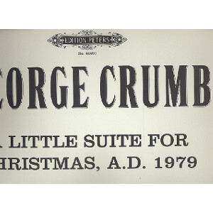 A little Suite for Christmas A.D. 1979