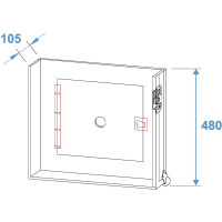 Roadinger Spezial-Kombi-Case U 8HE