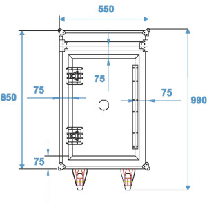 Roadinger Spezial-Kombi-Case U 14HE