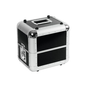 Roadinger record case ALU 50/50, rounded, black